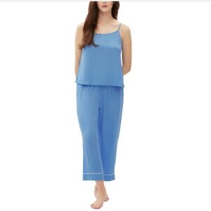 Gap Women's 2-Pc. Sleeveless Camisole Pajamas Set - Oasis Blue
